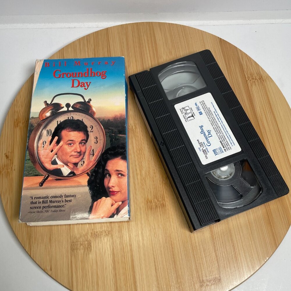 Groundhog Day 1993 VHS Tape Columbia Pictures Bill Murray Classic Comedy - Picture 5 of 5